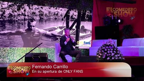 Fernando Carrillo Habla sobre su nuevo Only Fans